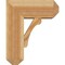 Ekena Millwork Legacy Craftsman Rough Sawn Bracket w/ Offset Brace, Western Red Cedar, 8"W x 18"D x 22"H BKT0806X18X22LEC04RWR - alternate 2